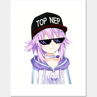 Hyperdimension Neptunia Top Nep Posters and Art